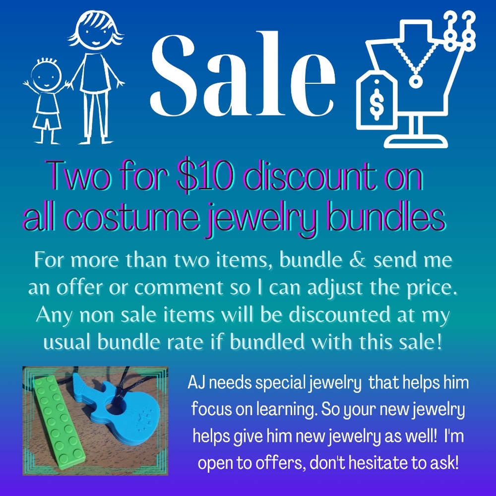 Two for $10 Jewelry Sale
